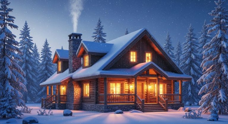 19 Cozy Cabin Exterior Ideas That Will Make You Crave Snow