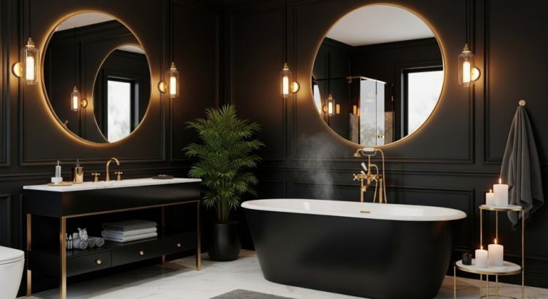 16 Black Bathroom Ideas That Are Dangerously Chic