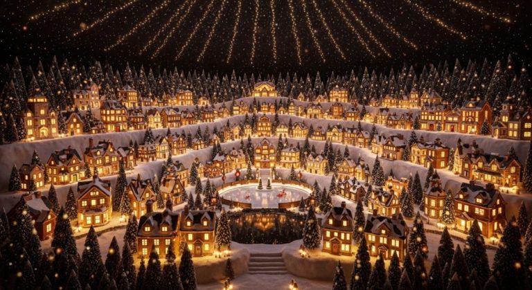 12 Pro Secrets for Your Christmas Village Displays From Flat to Fantasyland