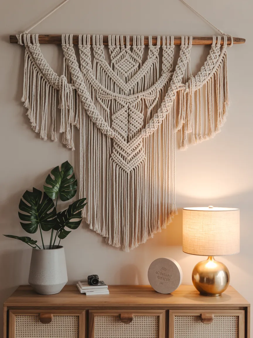 Oversized Macrame Wall Tapestries