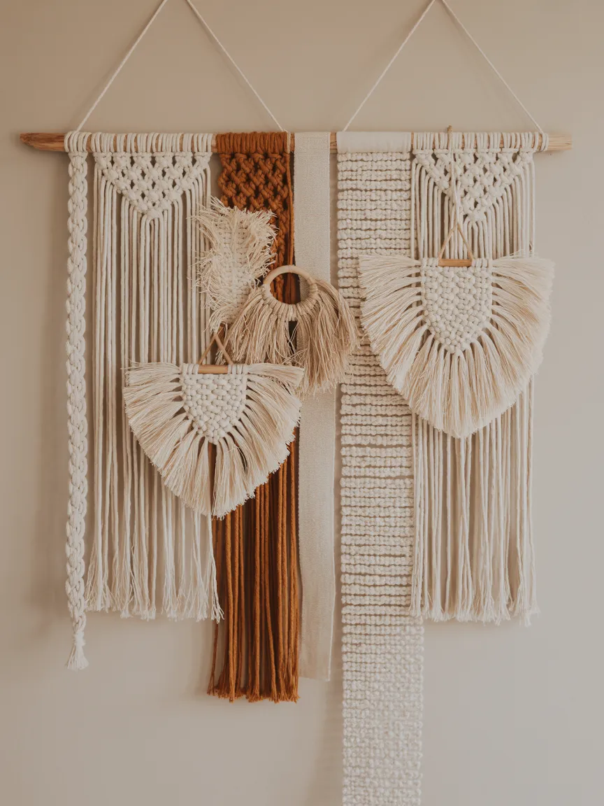 Woven Wall Hanging Arrangements