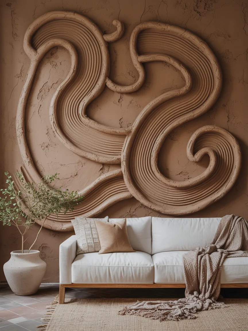 Organic Mud Relief Art