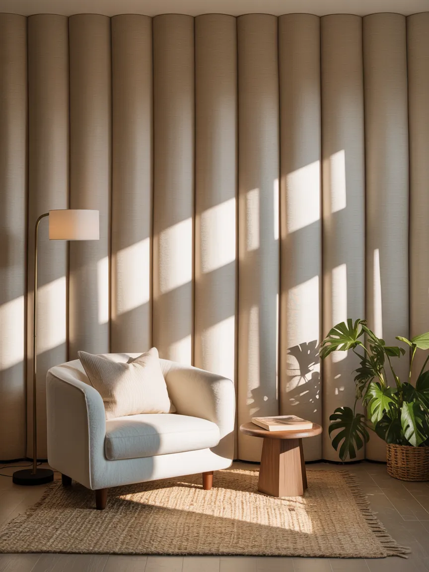 Fabric-Wrapped Wall Panels