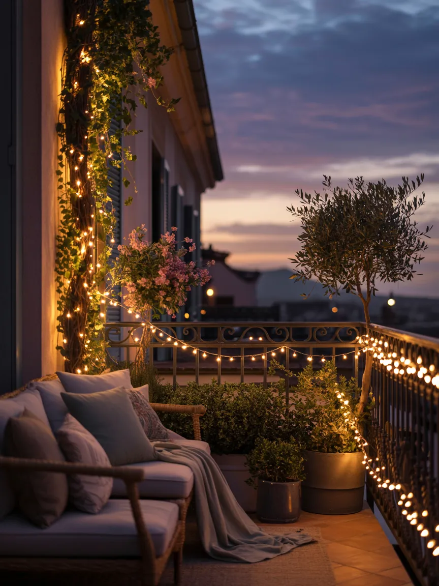 11. Boho Fairy Lights & String Lights