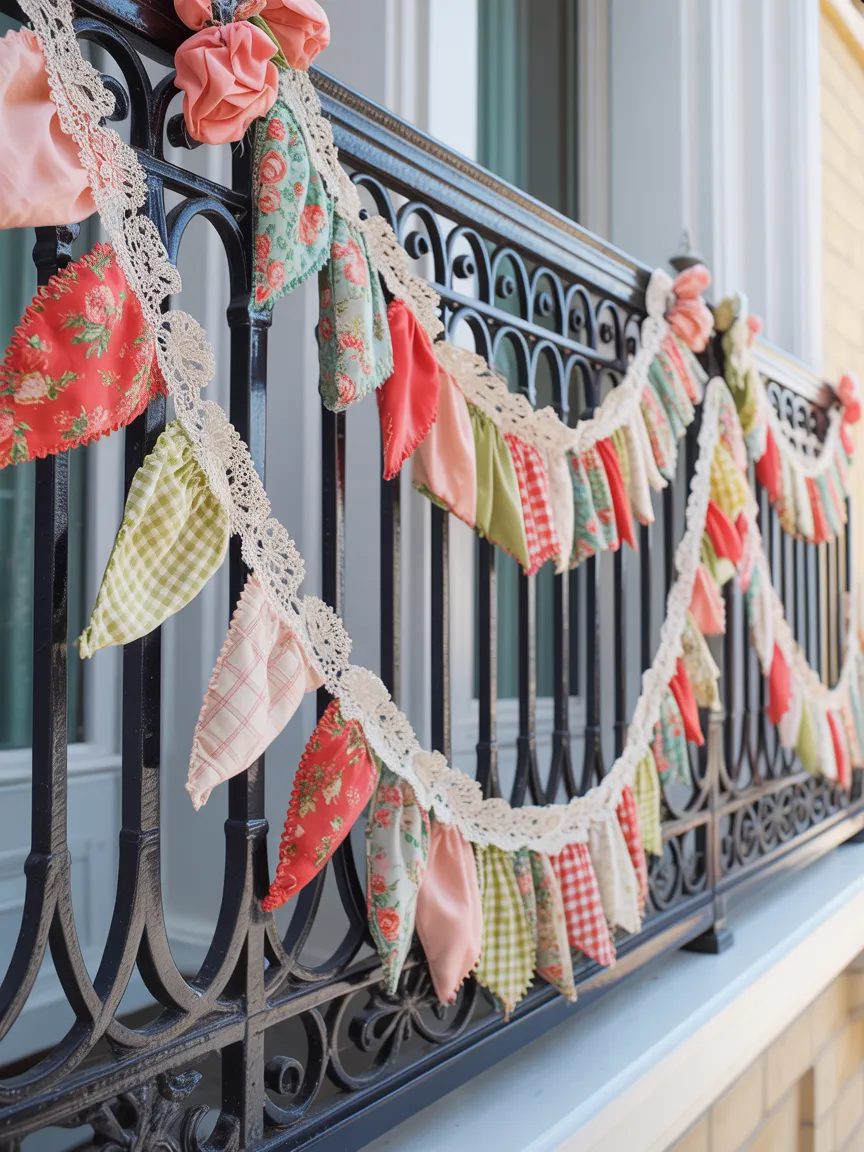 19. Upcycled Fabric Bunting or Garlands