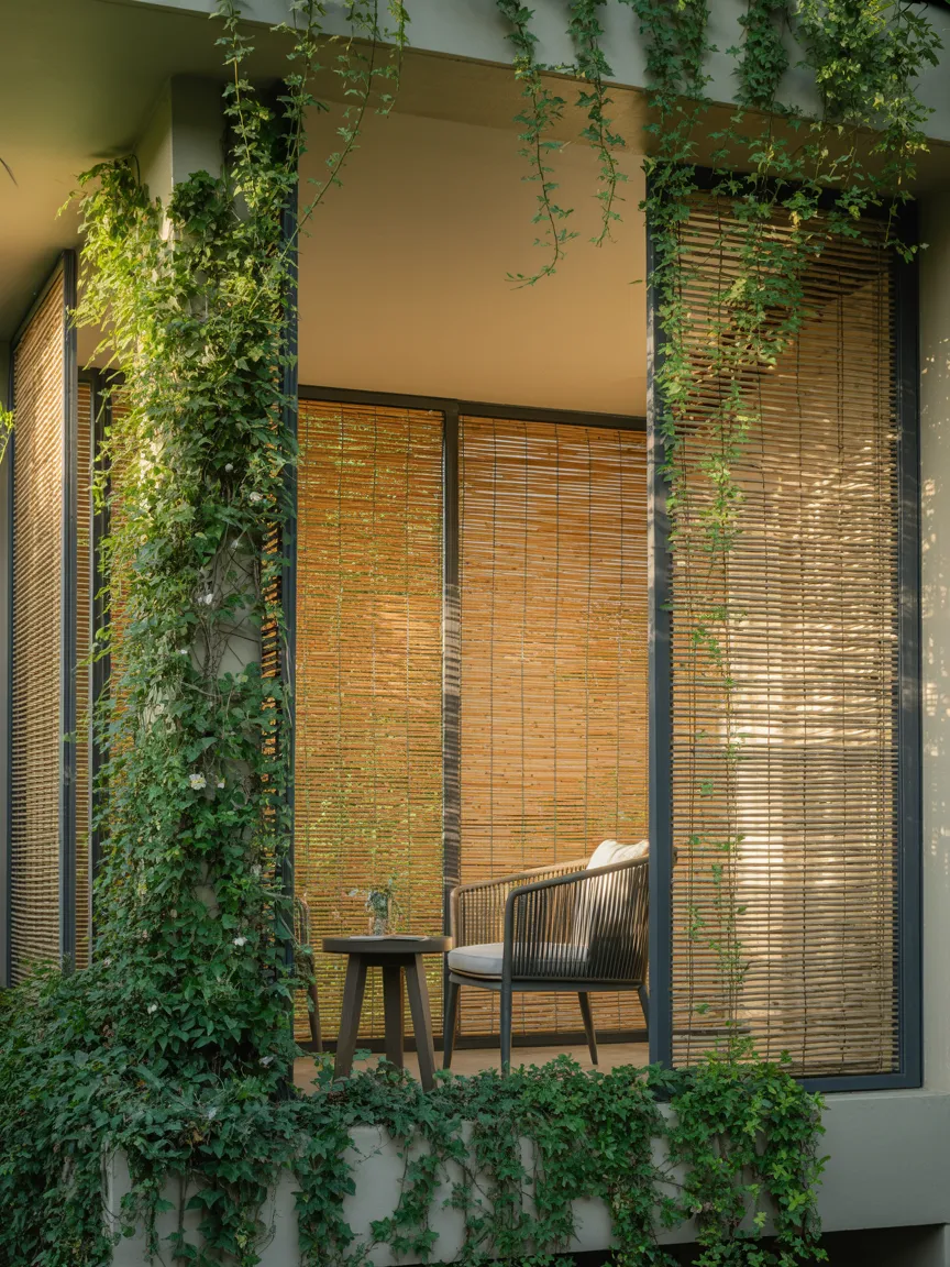 3. Create Privacy with Bamboo or Cane Screens