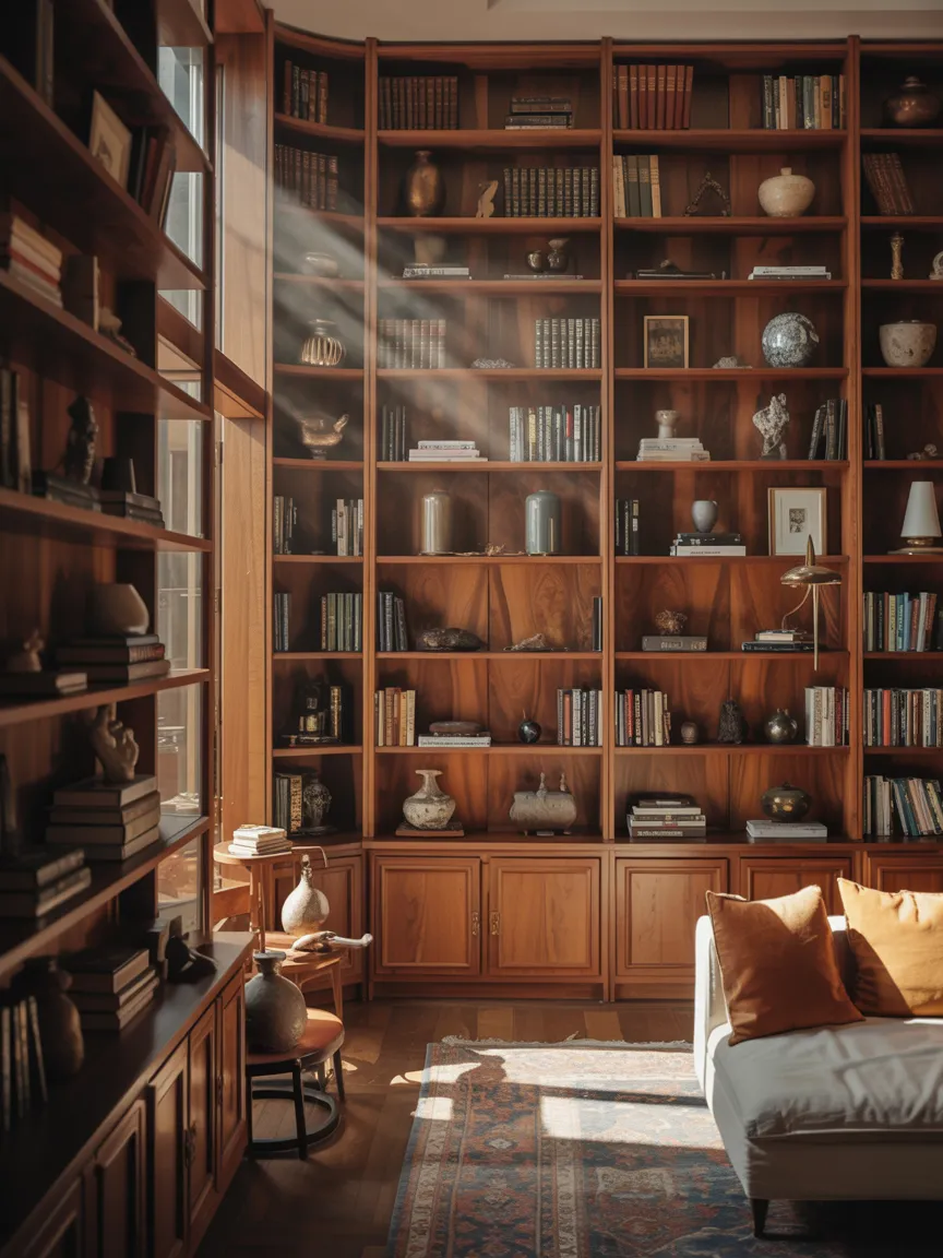 1. Floor-to-Ceiling Built-In Charm