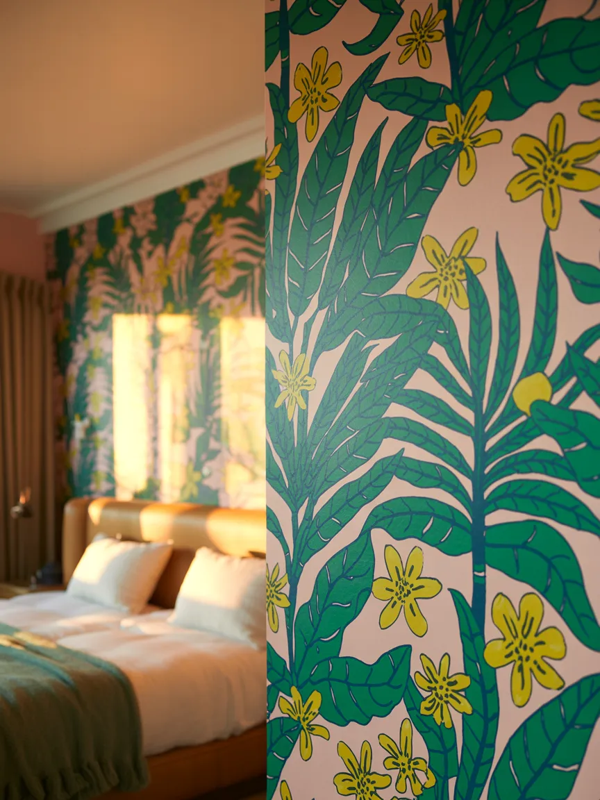 Whimsical Wallpaper Accent Walls