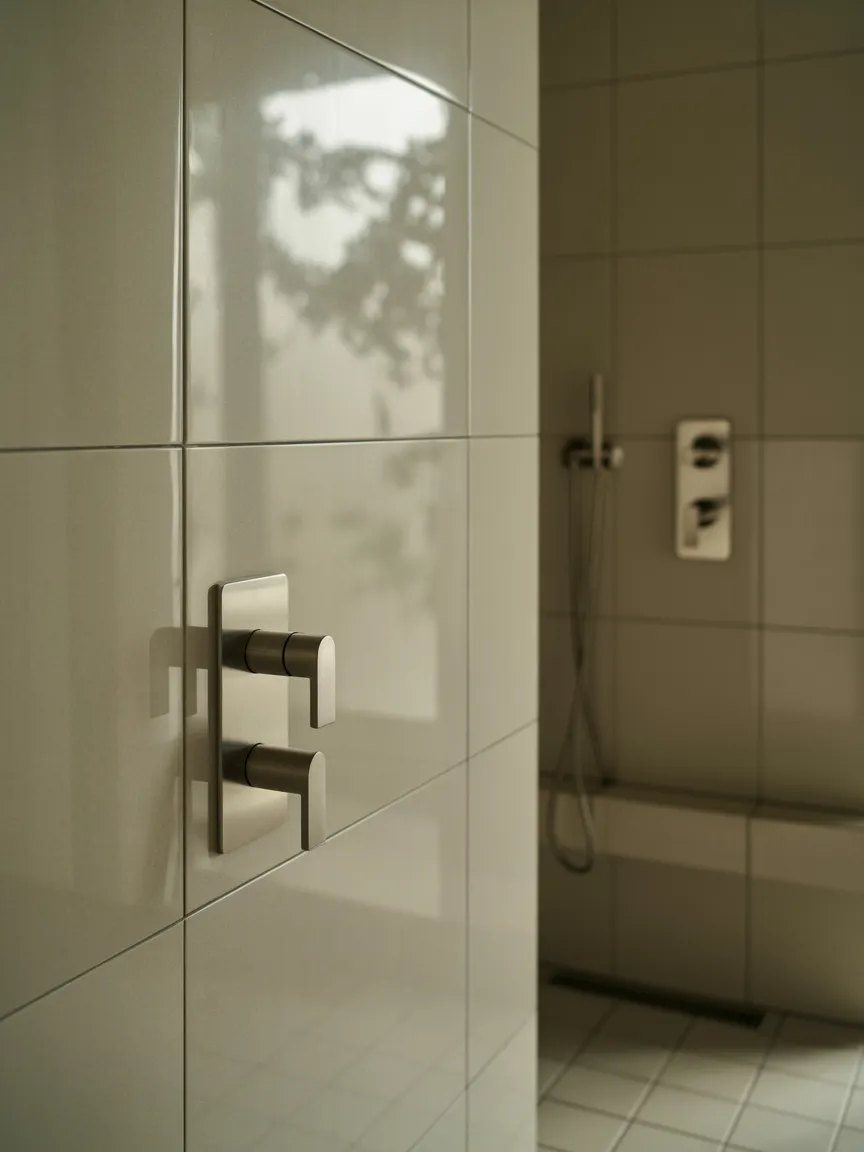 Wall-Mounted Shower Controls