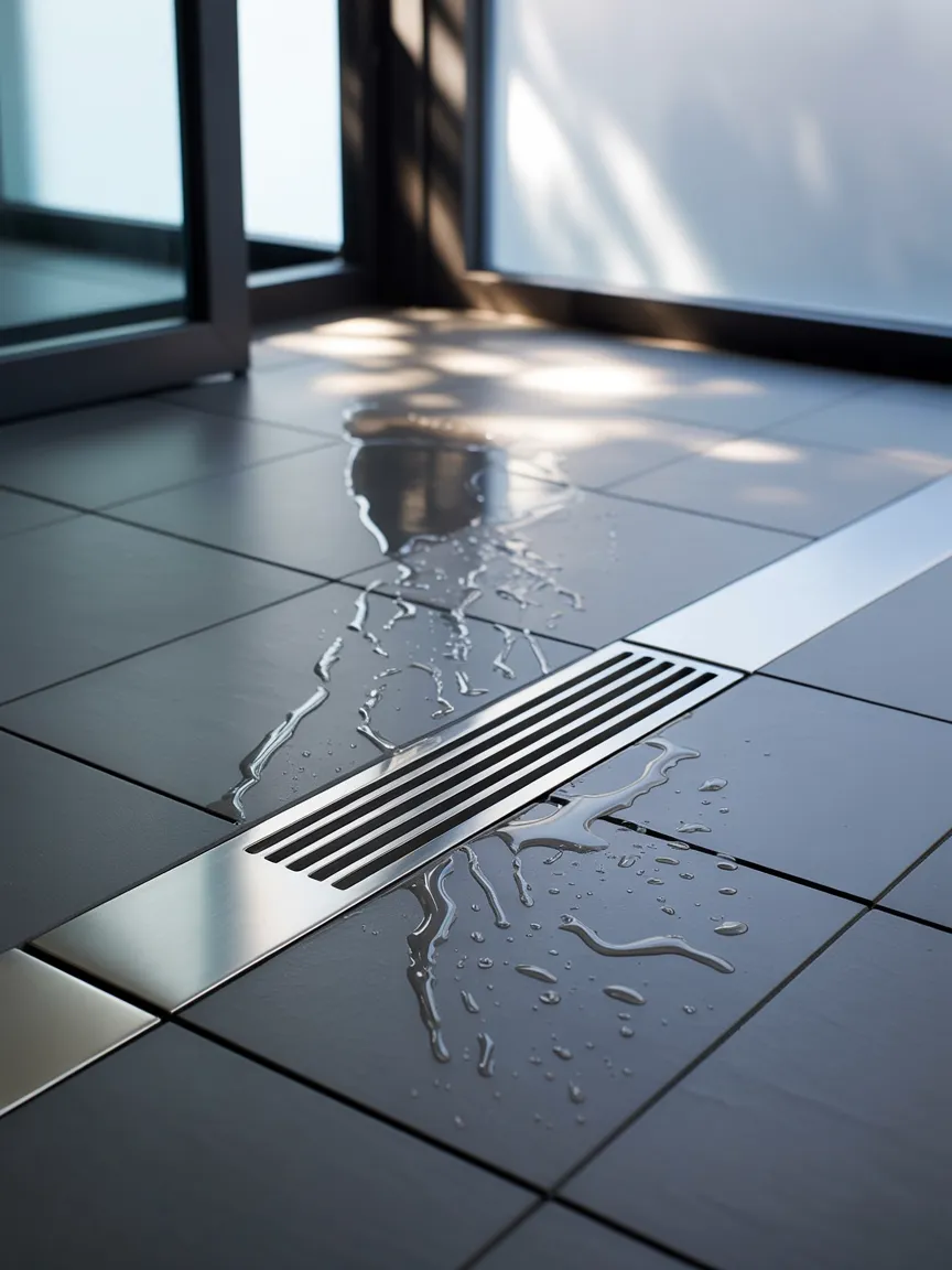 The Discreet Linear Shower Drains