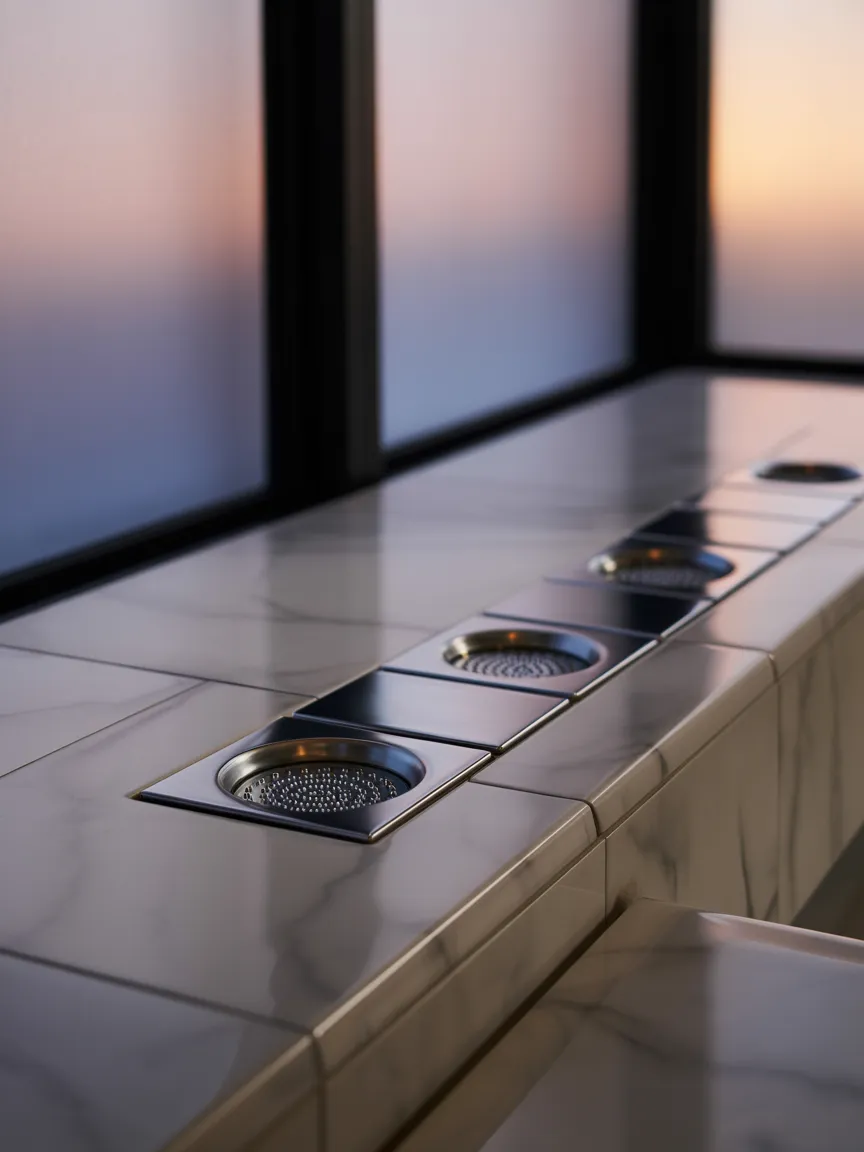 Integrated Body Jets for Massage
