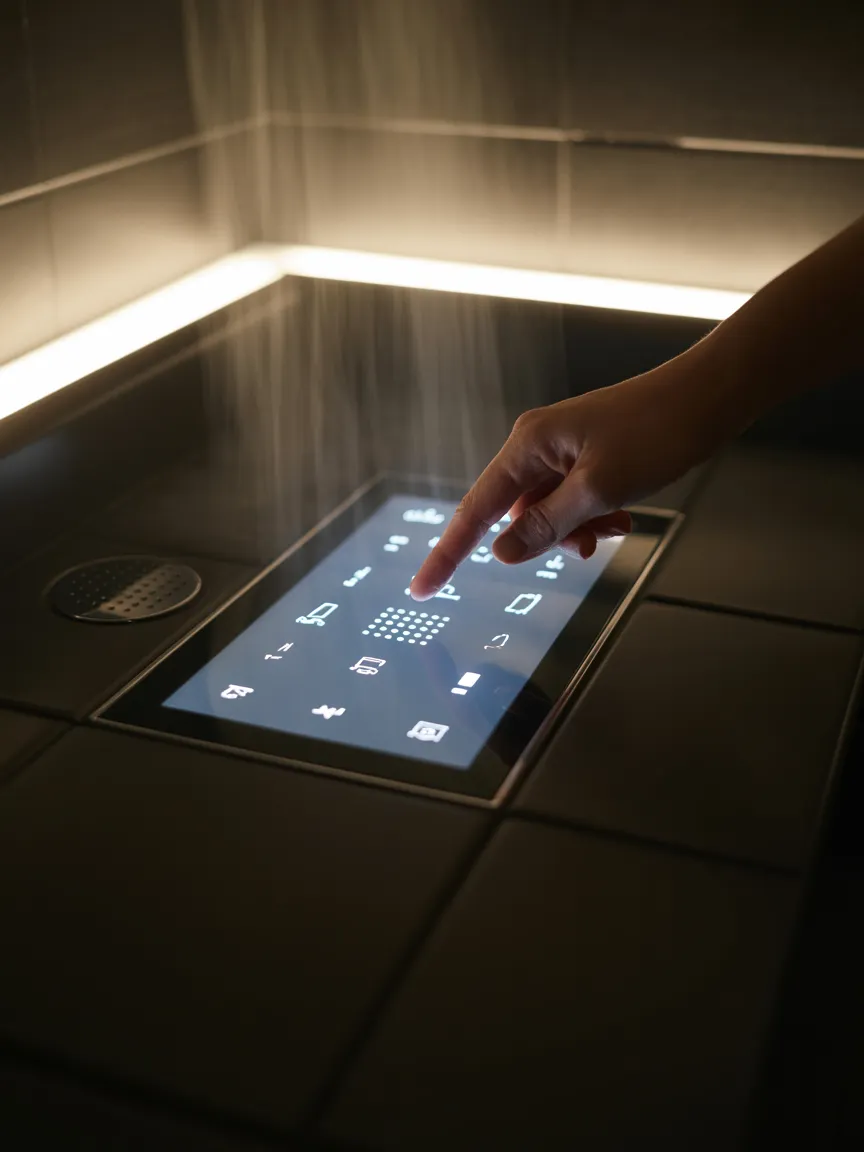 Digital Touchscreen Control Panel Inside