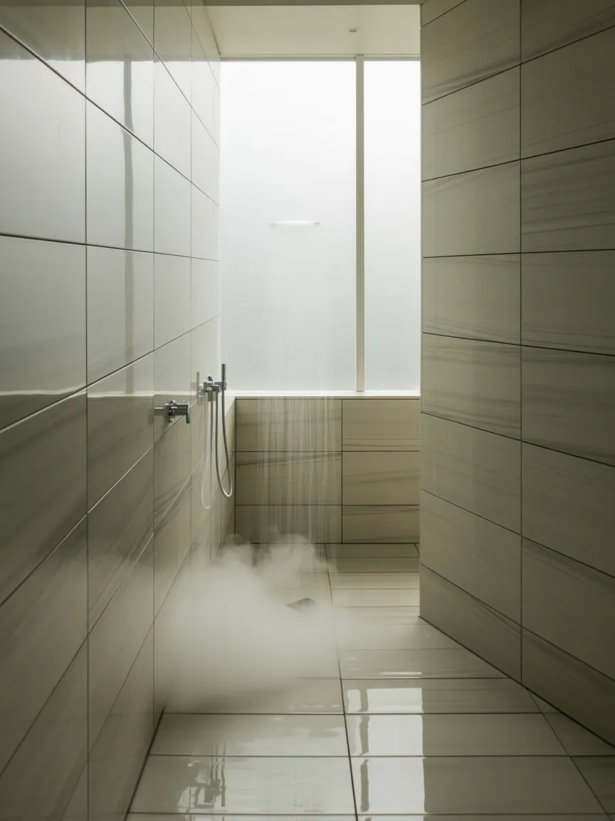 Porcelain Slab Shower Walls