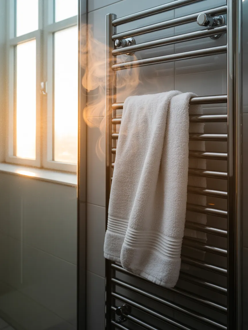 Heated Towel Rail for Warmth