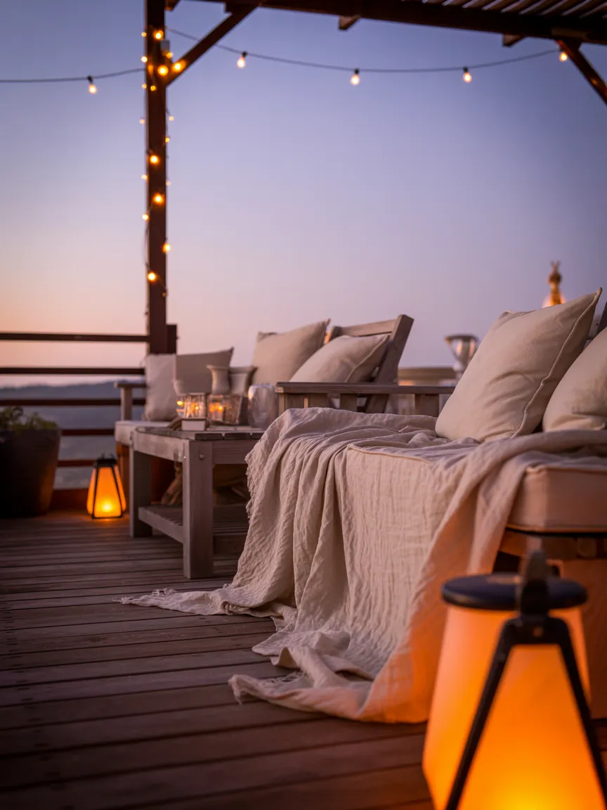 Soft, Layered Lighting That Beckons