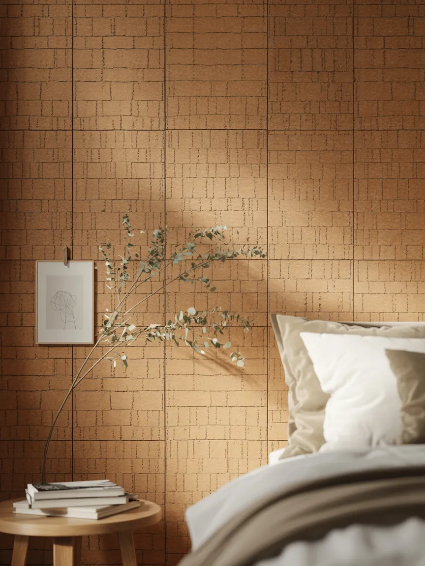 Cork Board Accent Wall