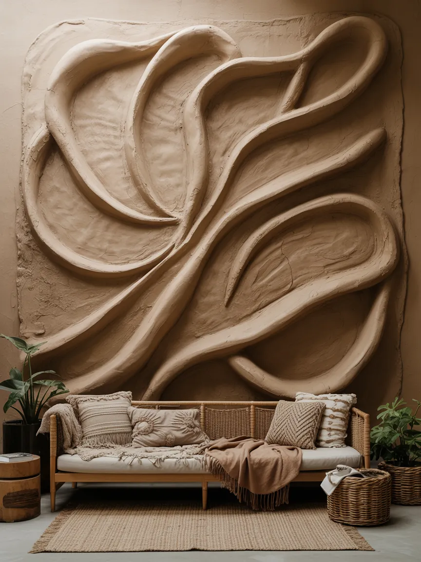 Organic Mud Relief Art