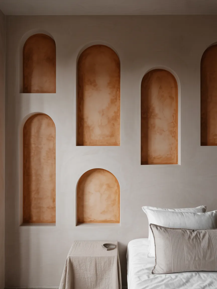 Arched Wall Niches Illusion