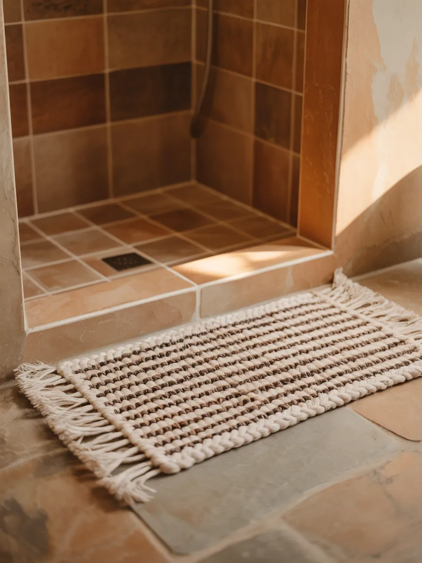 Hand-Woven Bath Mats