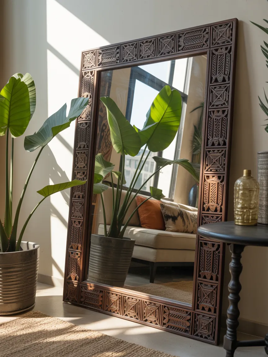 Ornate African Mirrors