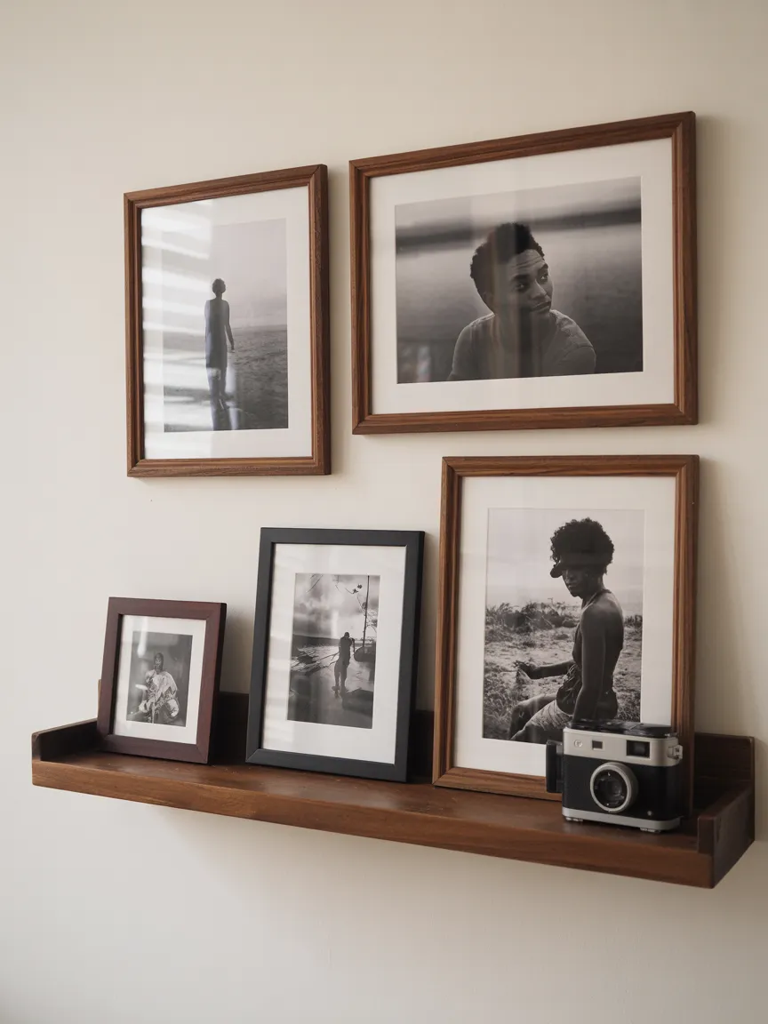 Personal Photography in Wooden Frames