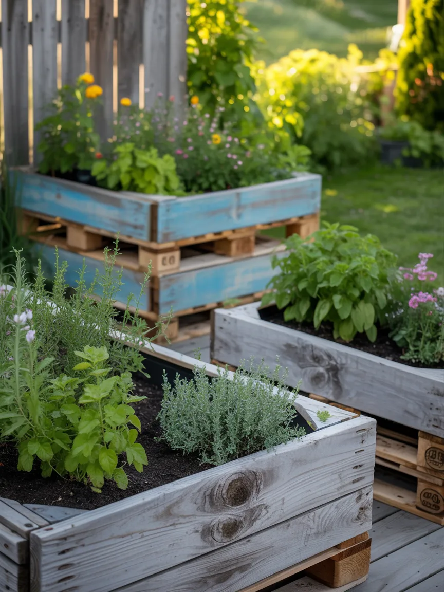 A Reclaimed Wood Planter Box for the Garden