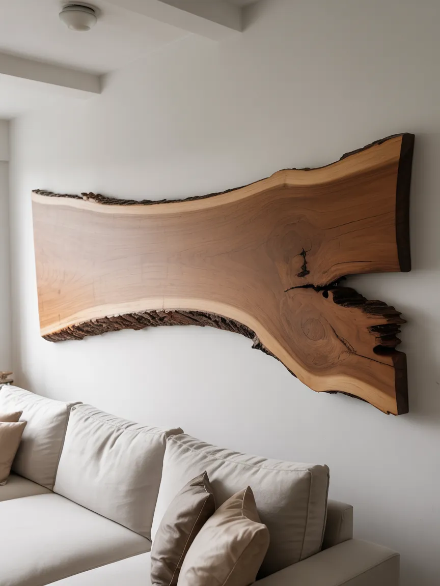 Modern Farmhouse Wood Wall Art From a Single Plank