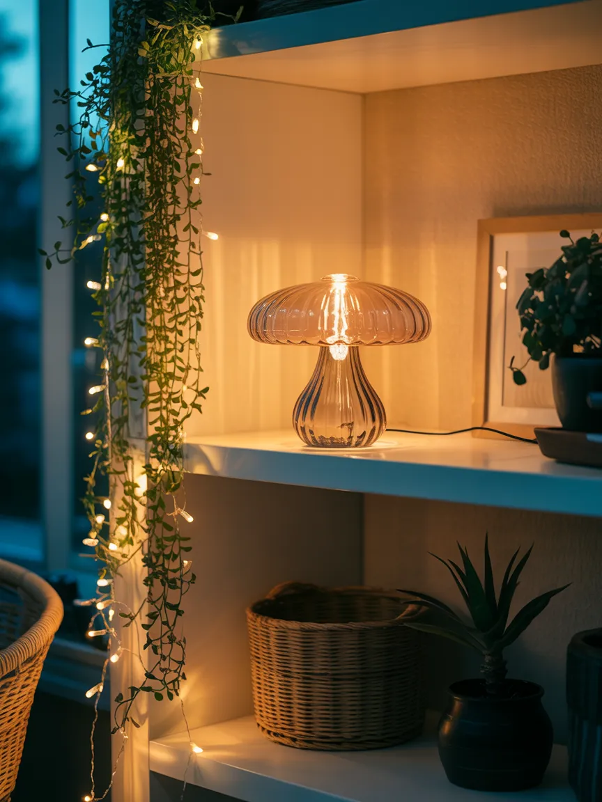 String Light Layering for Evening Ambiance