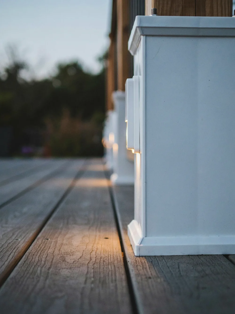 Low-Voltage Transformer Wiring Hidden in Decorative Post Bases