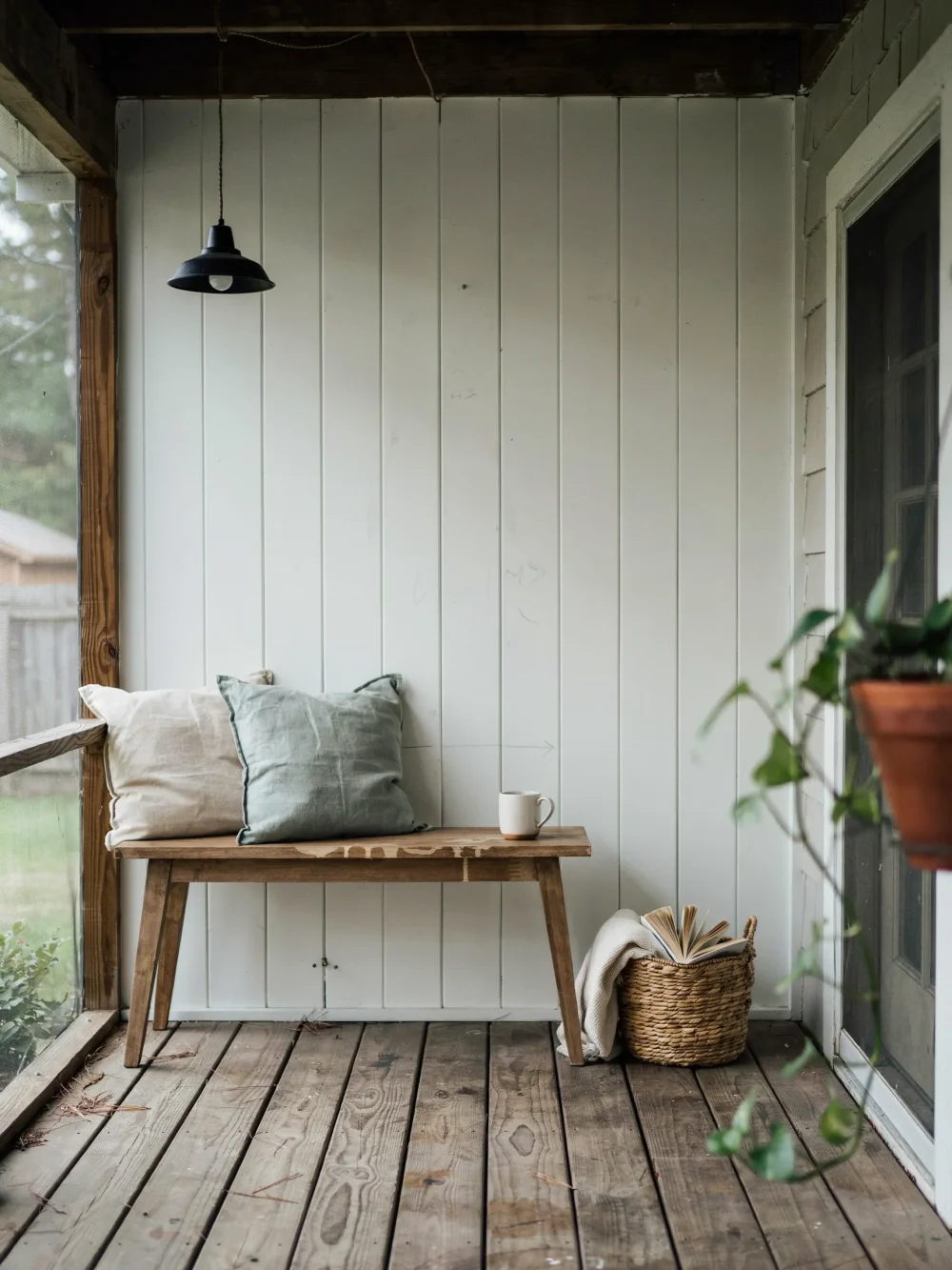 Try a Modern Farmhouse Look With Shiplap Accent Panels
