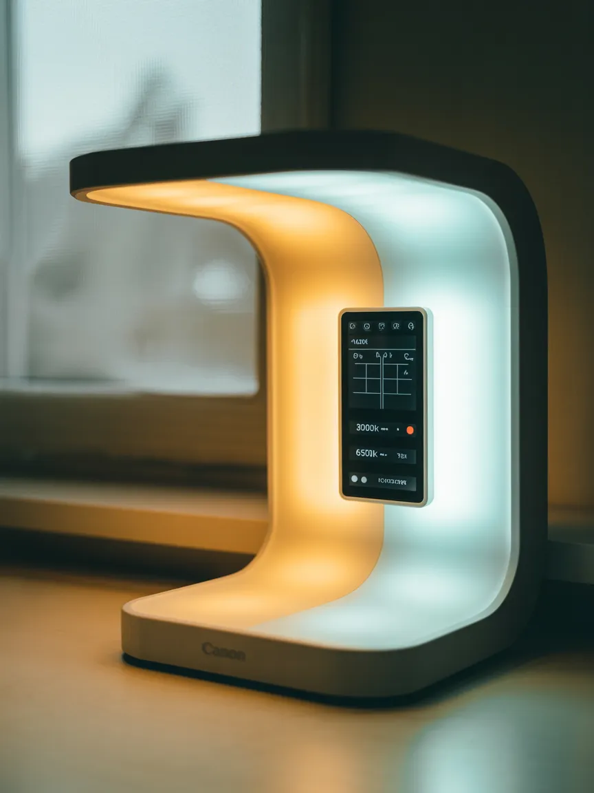 The Touch-Dimmer Lamp with Color Temperature Control
