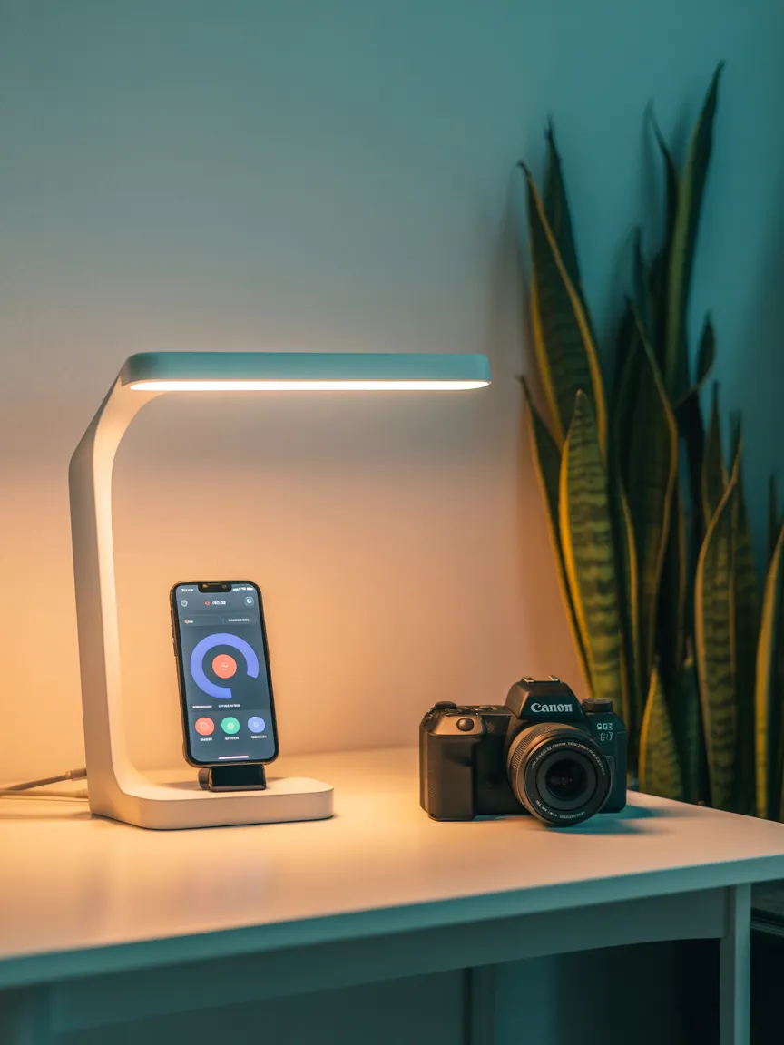 The App-Controlled Smart Desk Lamp