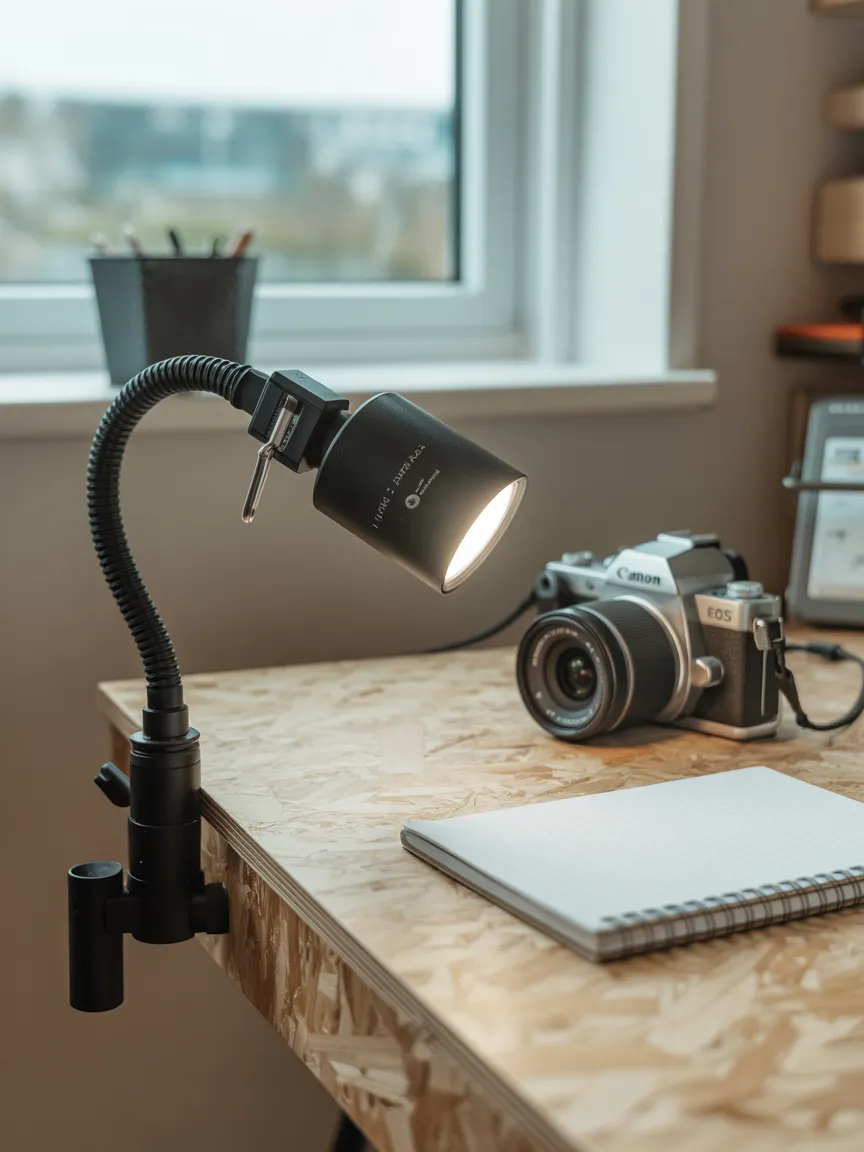 The Clamp-On Task Light for Renters