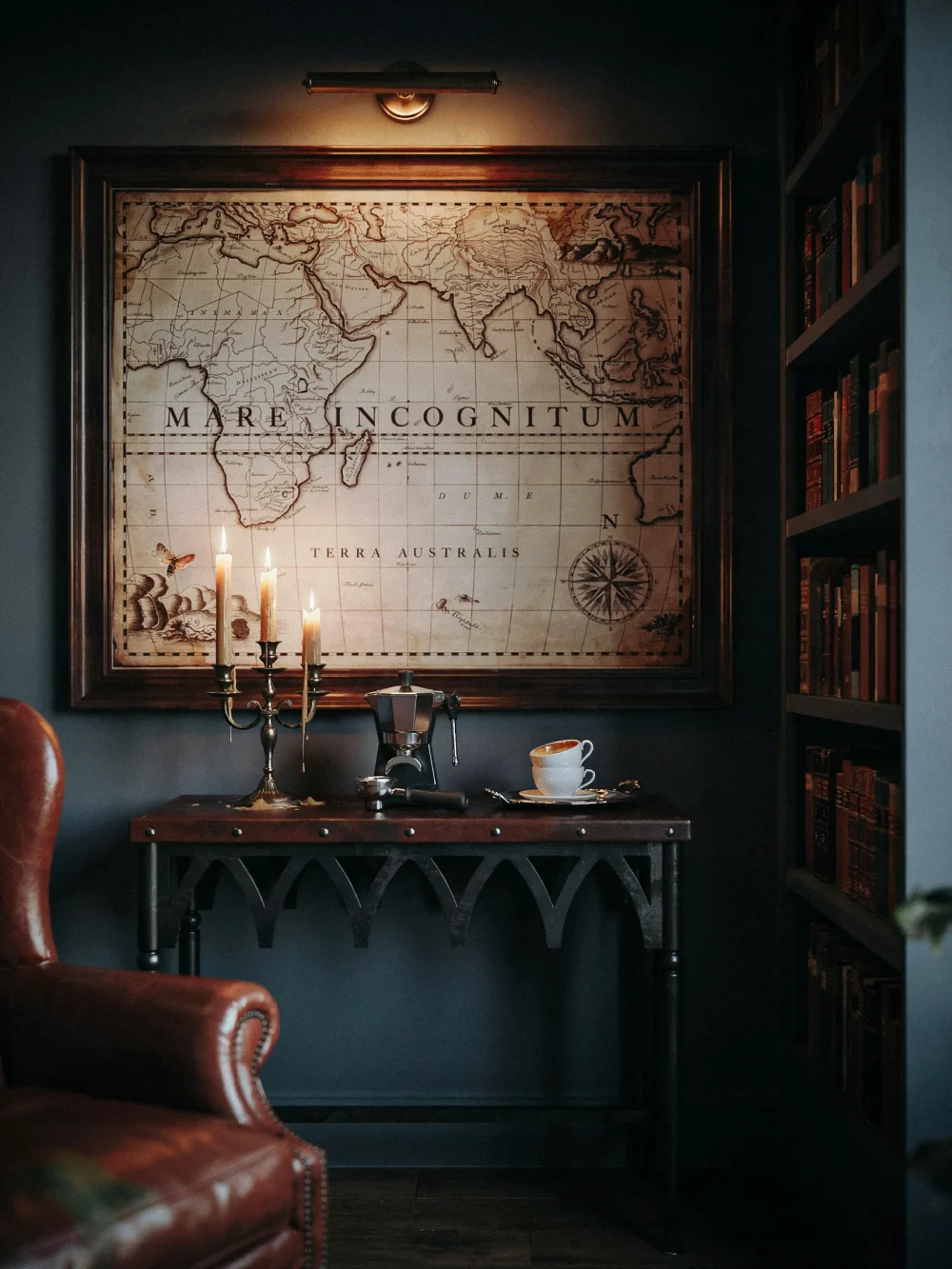 Old World Map or Botanical Print in a Deep Frame