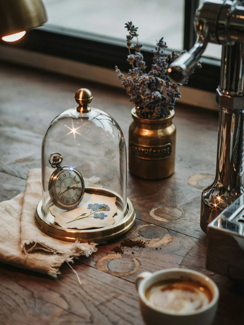 Glass Cloche Over a Small Decorative Object